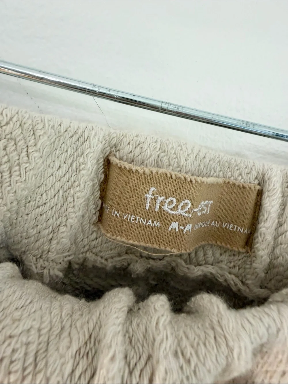 Free-est free people sweatpants white size medium lounge